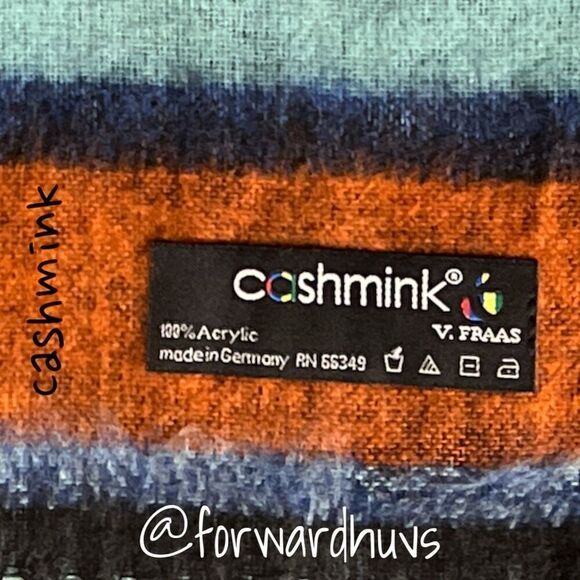 V. Fraas Cashmink Multi-Colored Scarf | Made in Germany - Picture 8 of 10